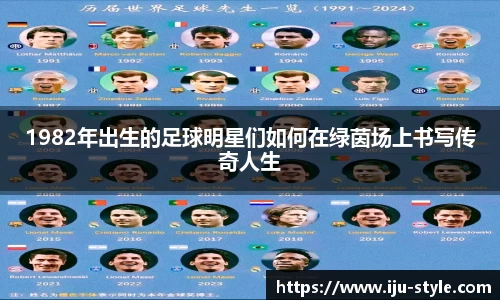 1982年出生的足球明星们如何在绿茵场上书写传奇人生